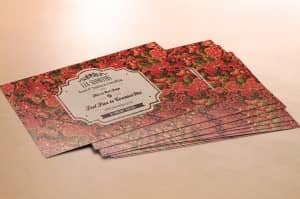 Plastic cards with fragrance